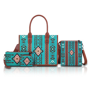 <span class=keywords><strong>Sac</strong></span> fourre-tout quatre pièces de style <span class=keywords><strong>ethnique</strong></span> <span class=keywords><strong>bohème</strong></span>, un <span class=keywords><strong>sac</strong></span> à bandoulière de rangement de grande capacité pour le travail et les déplacements - Product Image 2