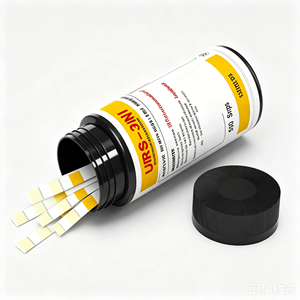 Bandelettes de test <span class=keywords><strong>urinaire</strong></span> URS-3N à 3 paramètres : Leucocytes, Nitrites, pH, Anti-VC Interférence - Product Image 2
