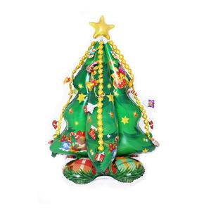 Ballons de Noël en aluminium-Grande taille, 1.2 mètres de haut Père Noël bonhomme en pain d'épice, soldat en noyer. - Product Image 4