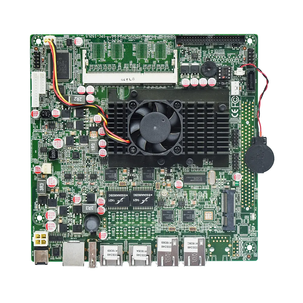 Mini Itx eingebettete Motherboard mit Intel ATOM 525 Prozessor 2 COM 2 G RAM DDR3 VGA-Display