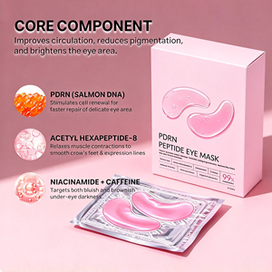 Patchs de gel pour les yeux avec logo personnalisé, masque hydratant pour le contour des yeux, produits de soin quotidien pour la peau des yeux - Product Image 3