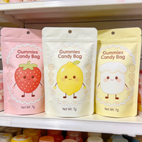 Sachets refermables imprimés sur mesure, anti-odeur, pour bonbons et gommes, format L