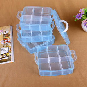 सबसे अच्छा खुदरा पीपी सामग्री <span class=keywords><strong>4</strong></span> परत हटाने योग्य Stackable पारदर्शी प्लास्टिक गहने शिल्प मोती उपकरण आयोजक भंडारण बॉक्स - Product Image 2