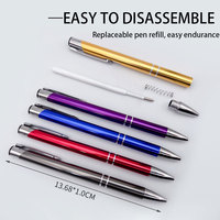 Seapen – stylo à bille en métal, presse à tige en aluminium, écriture en douceur, cadeau publicitaire, stylo à bille, logo personnalisé