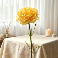 Fleurs artificielles faites à la main LUYI-Carnation pour la décoration de la maison, pour la fête des mères, accessoires photo, Saint-Valentin