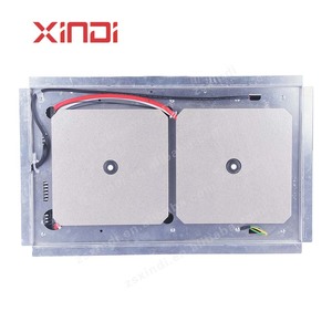 Placa de Inducción Doble Portátil con Carcasa de Hierro, Uso Doméstico, Control Táctil Eléctrico - Product Image 1