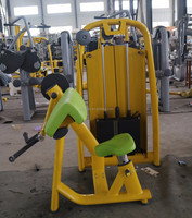 Máquina de curl de bíceps sentado con carga de placas LZX Fitness, la más popular para gimnasios comerciales, modelo Three Horns Arm