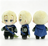 Poupée en peluche personnalisée pour périphériques de jeu, élégante poupée chevalier anime pour personnages de jeux, taille personnalisable pour vos créations