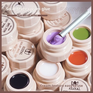 Gel UV Japonés de 60 Colores en Lata, Gel Sólido para Decoración de Uñas, Set de Esmalte en Gel con Pegamento para Uñas - Product Image 4