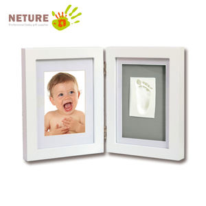 Gros Bébé <span class=keywords><strong>Photo</strong></span> Souvenir Empreinte Argile Kit de Cadre - Product Image 1
