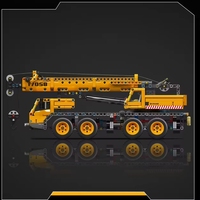 Nouvelle Arrivée en Promotion : Ensemble de Blocs de Construction MOC Grue Mécanique Mould King 17058, Jouet Véhicule d'Ingénierie Technique