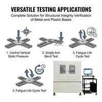 Testeur de compression à cinq griffes pour chaise de bureau, machine de test de pression statique pour base de mobilier, garantie 1 an, disponible en OEM