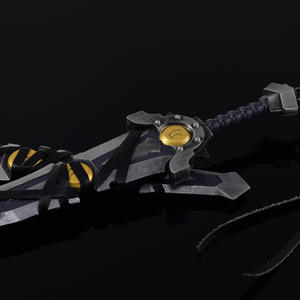 Juego de espada de dos manos de World of Warcraft Armageddon de 22cm, modelo de espada, accesorios de colección de armas de Metal completo, accesorios artesanales - Product Image 4