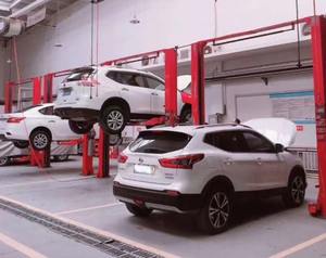 Prix usine Etop G2P4T 4000kg Élévateur à ciseaux hydraulique à double cylindre Élévateur de voiture souterrain à deux poteaux avec conception CE - Product Image 2