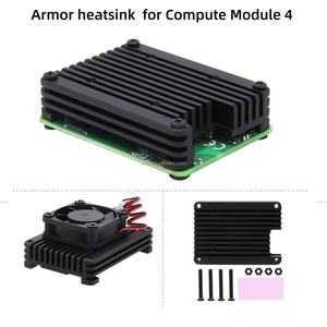 Raspberry Pi Compute Module 4 Heatsink Cooling <b>Fan</b> Special Heat Sink 12mm CM4 Embedded Heatsink Radiator <b>Cooler</b> Protective Shell - Product Image 2