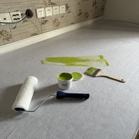 Protection de surface temporaire pour sol, moderne, gris mat, auto-adhésif, en feutre polaire, imperméable, écologique, facile à installer
