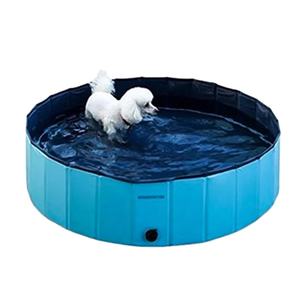 Piscina para perros plegable de PVC grueso, bañera inflable para mascotas para lavado al aire libre, <span class=keywords><strong>entrenamiento</strong></span> y diversión refrescante de verano - Product Image 1