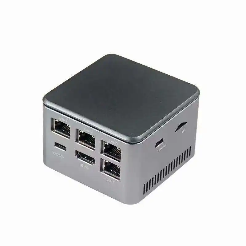 Intel Atom Dual LAN WiFi Micro Linux Win10 fanless Industrial Mini PC