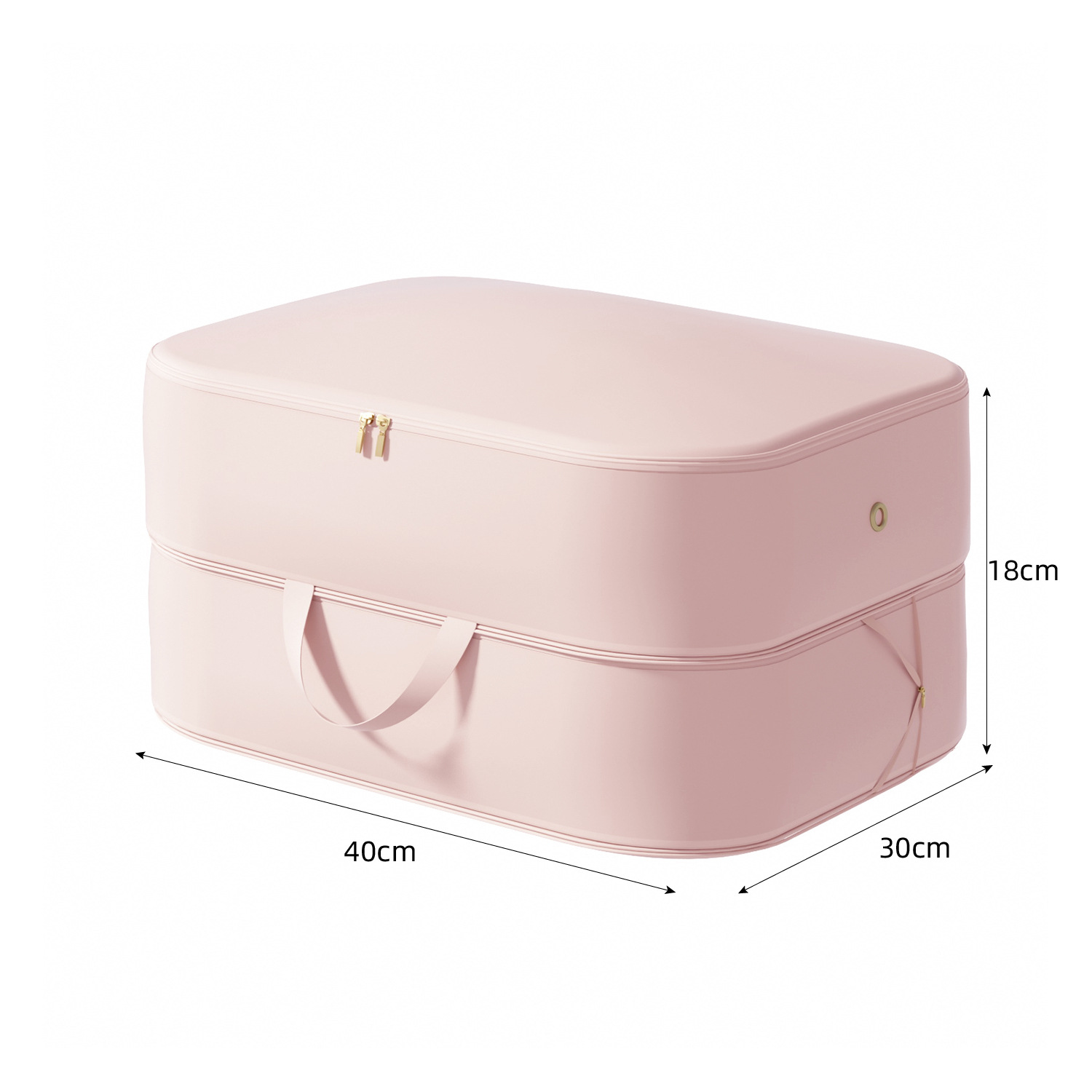 สีชมพู-40*30*18ซม.