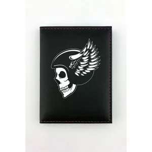 Porte-permis et étui pour moto Flyhead noir - Product Image 1