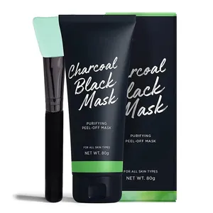 Factory Black Head Remover Creme, Deep Cleansing Black Mask, Bambus-Aktivkohle-Peel-Off-Gesichts maske