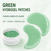 Patchs Hydrogel Hydratants Bio Végétaliens aux Herbes et Vitamine C Contre les Cernes – 30 Paires – Emballage Pot Vert
