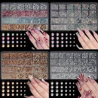Pack Mixte Exclusif Transfrontalier Maynail 24 Grilles – Strass en Résine Colorés à Dos Plat Style Simplicité pour Nail Art