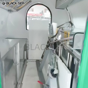 Bon marché, mini remorque mobile de chariot de restauration rapide de crème glacée HotDog de rue, petit camion mobile de nourriture de café à vendre en Europe - Product Image 6