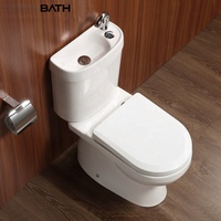 Inodoro de dos piezas ORTONBATH África Nigeria con lavabo superior y cisterna con función de bidé