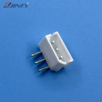 Connecteur mâle JINDA 5264-3AW 2,5 mm 3 pas en laiton étamé pour câble-à-carte, prise de montage sur carte 3A 250V pour application PCB