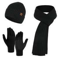 Ensemble bonnet et écharpe populaire, ensemble bonnet et écharpe de qualité supérieure, bonnet côtelé