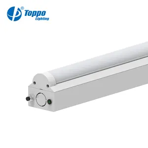 Toppo防眩光120厘米CCT可变板条灯发光二极管工业发光二极管线性板条灯1200毫米带应急