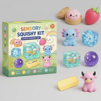 Jouet Squishy Animal Fraise Jo en TPR Souple à Presser pour Enfants 5+ – Cadeau Anti-Stress à Collectionner