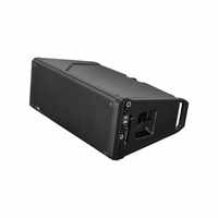 Système de sonorisation professionnel Line Array amplifié 800W RMS 4 Ohm avec double haut-parleur LF 25cm et HF 3" pour les tournées