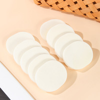 Éponge double face grande taille pour maquilleur professionnel, jetable, pour fond de teint, coussin d'air, douce pour la peau, utilisable à sec ou humide, non-collante, sans poudre