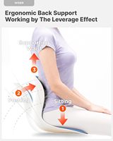 Curble Wider-Chaise de soutien dorsal ergonomique Soutien lombaire Correction de la posture Soulagement de la douleur dorsale Conception de modèle 3D moulée par injection