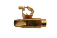 Eastern Music A12 Hand Hammered Brass Eb Alto Sax Metal Mouthpiece Gold Silver Plated Jazz Mouthpiece with Ligature Cap