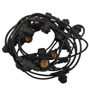 Givré feston Globe LED guirlande lumineuse chapiteau chaîne décorative extérieure pour mariage/fête/arrière-cour/patio/café lumière - Product Image 1