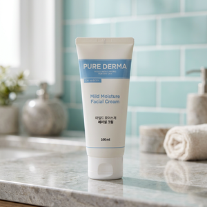 Purederma 100ml Crema Viso Delicata Idratante e Lozione Corpo per Idratazione - Product Image 2