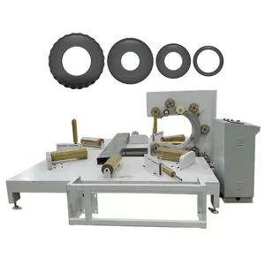 PC steel wire rope packing machine horizontal tire ring stretch wrapping machine