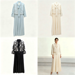 <span class=keywords><strong>Robe</strong></span> Kaftan Modeste <span class=keywords><strong>de</strong></span> Luxe Dorée et Bronze à Paillettes, Col en V, Manches Chauve-Souris, Abaya Musulmane, Robes Longues pour Invitée <span class=keywords><strong>de</strong></span> <span class=keywords><strong>Mariage</strong></span> et Soirée, ODM - Product Image 5