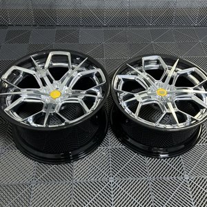 Bku <span class=keywords><strong>Carbon</strong></span> Sợi 2 Mảnh 5X114.3 Giả Mạo Bánh Xe 19 20 21 <span class=keywords><strong>Inch</strong></span> Sâu Lõm Hợp Kim Rim Sang Trọng Cho Ferrari Sf90 296 Gtb Roma Spider - Product Image 5