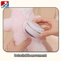 Jouet en peluche électrique éléphant IA intelligent avec reconnaissance des sons de pleurs, veilleuse apaisante et fonction de projection