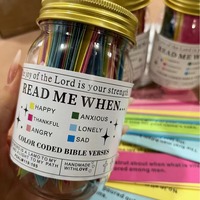 Versets bibliques en pot pour le dropshipping – Pot de versets bibliques pour les émotions et les sentiments – Cadeaux chrétiens – Articles bibliques pour l'église
