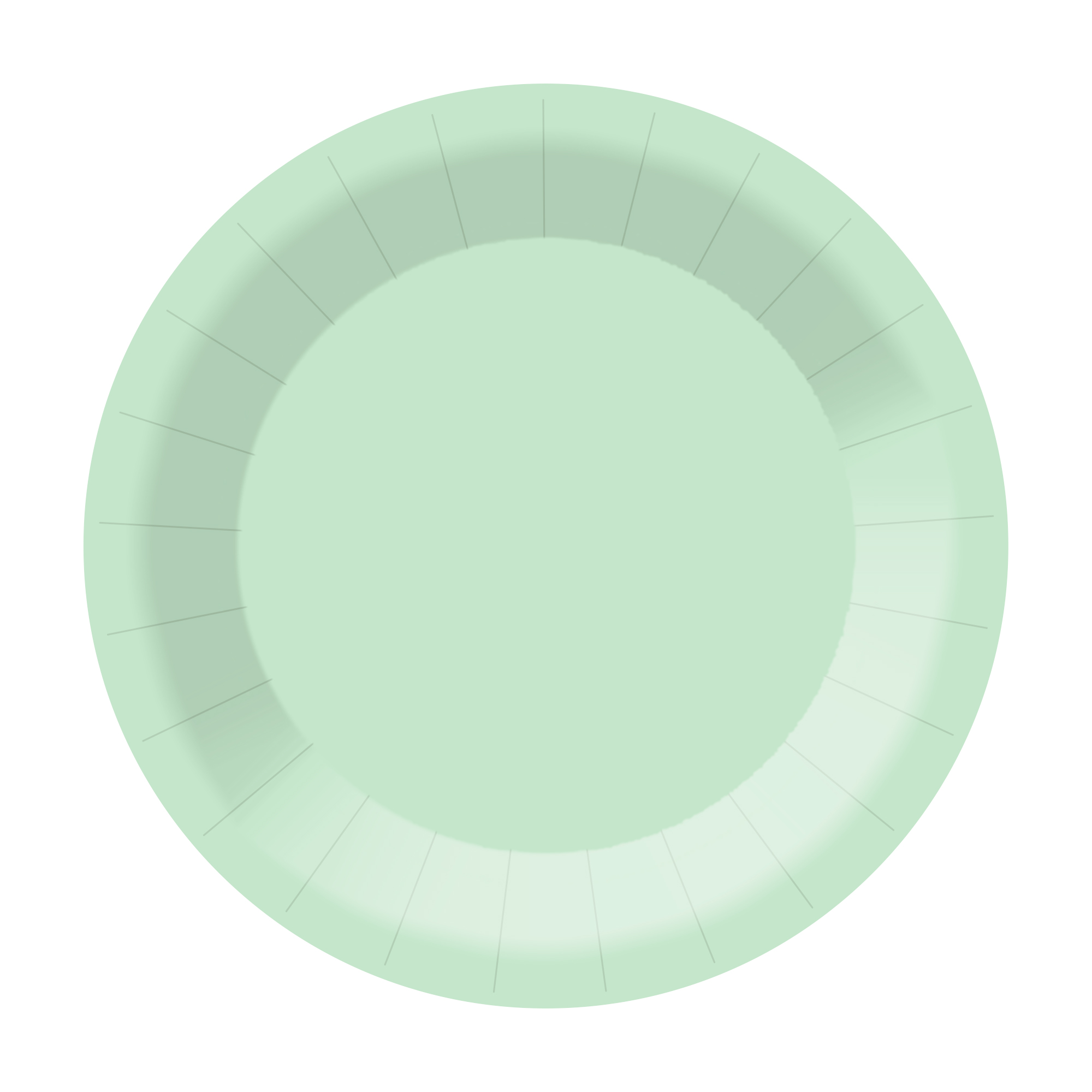 Plato de papel de 9 pulgadas * 8 piezas