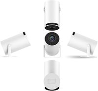 Proyector Android 11 720P LCD 4K Compatible con 300 Lúmenes, Sonido Estéreo HIFI, Batería Integrada, Mini Proyector Portátil Inteligente para Oficina y Hogar
