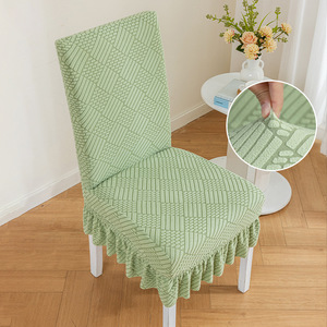 <span class=keywords><strong>Funda</strong></span> para <span class=keywords><strong>Silla</strong></span> <span class=keywords><strong>Acolchada</strong></span> y con Faldón Todo en Uno - Tela Elástica para Estilo y Protección Contra Arañazos - Product Image 2