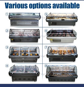 Siêu thị hiển thị tủ lạnh thương mại mát thịt hiển thị Máy làm lạnh Tủ thịt tươi - Product Image 3