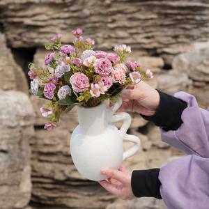 Fleur Artificielle Décoration Maison Style Champêtre 5 Branches Girofle Doux Accessoires de Mariage Ornements - Product Image 2