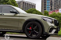 Pièces automobiles pour Mercedes X253 GLC300 GLC260 GLC 200 GLC class 2016-2019 à GLC63 AMG Bodykit pare-chocs arrière de voiture